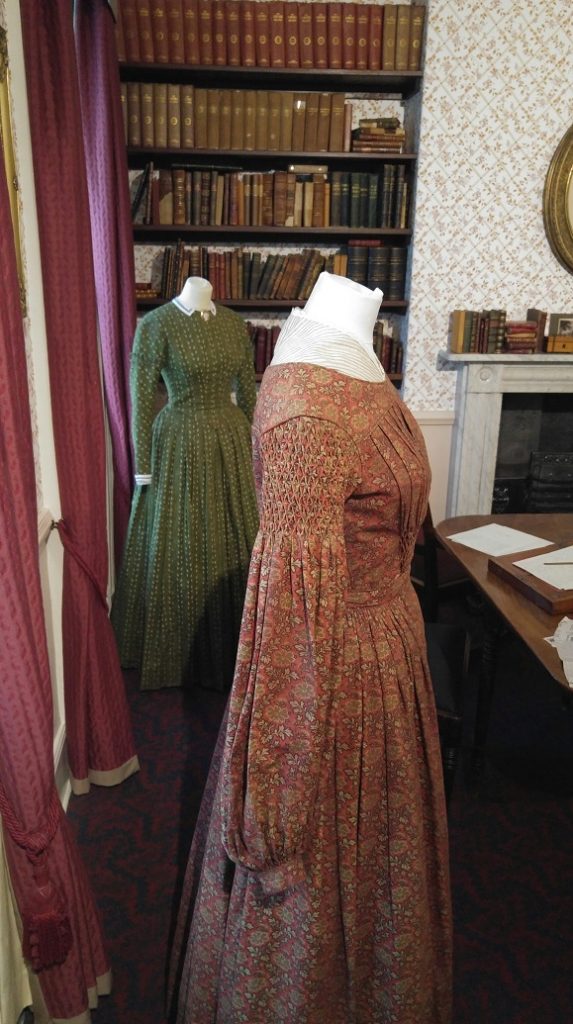 The dresses of Anne and Emily Bronte from To Walk Invisible