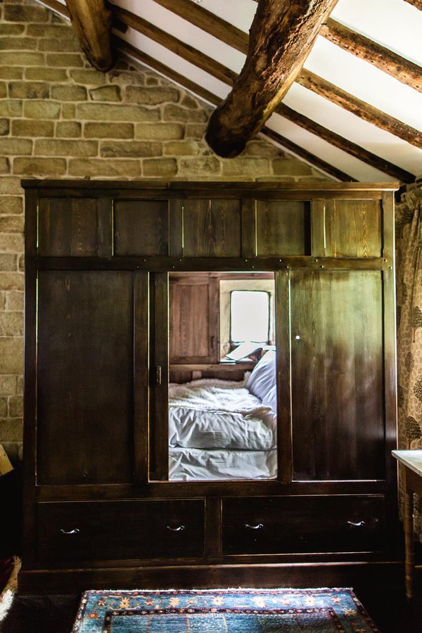 The box bed at Ponden Hall