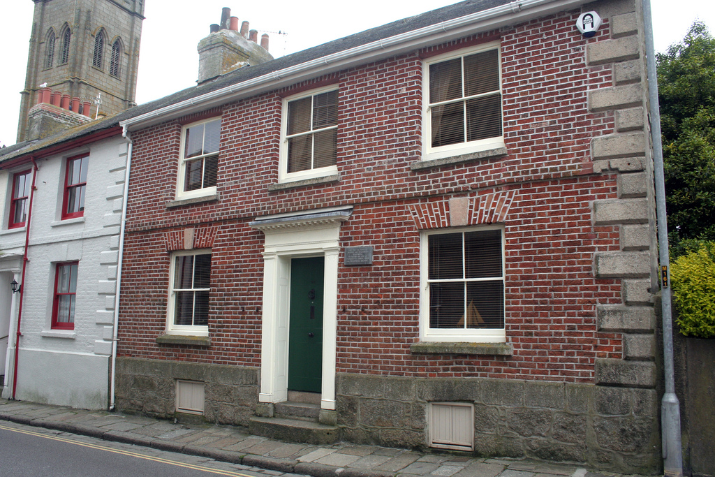 The Branwell House in Penzance, Cornwall