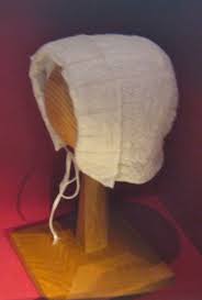 Charlotte Bronte baby bonnet