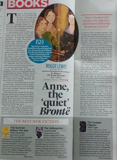 In Search Of Anne Bronte review, Mail On Sunday