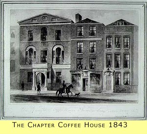 The Chapter Coffee House in 1843