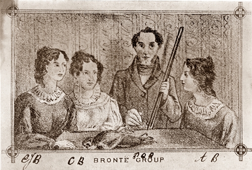 Branwell Bronte gun group engraving