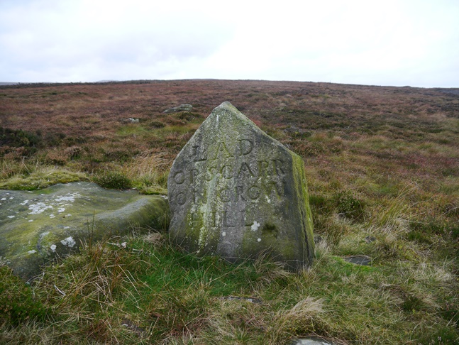 The scarred moorlands of Crow Hill