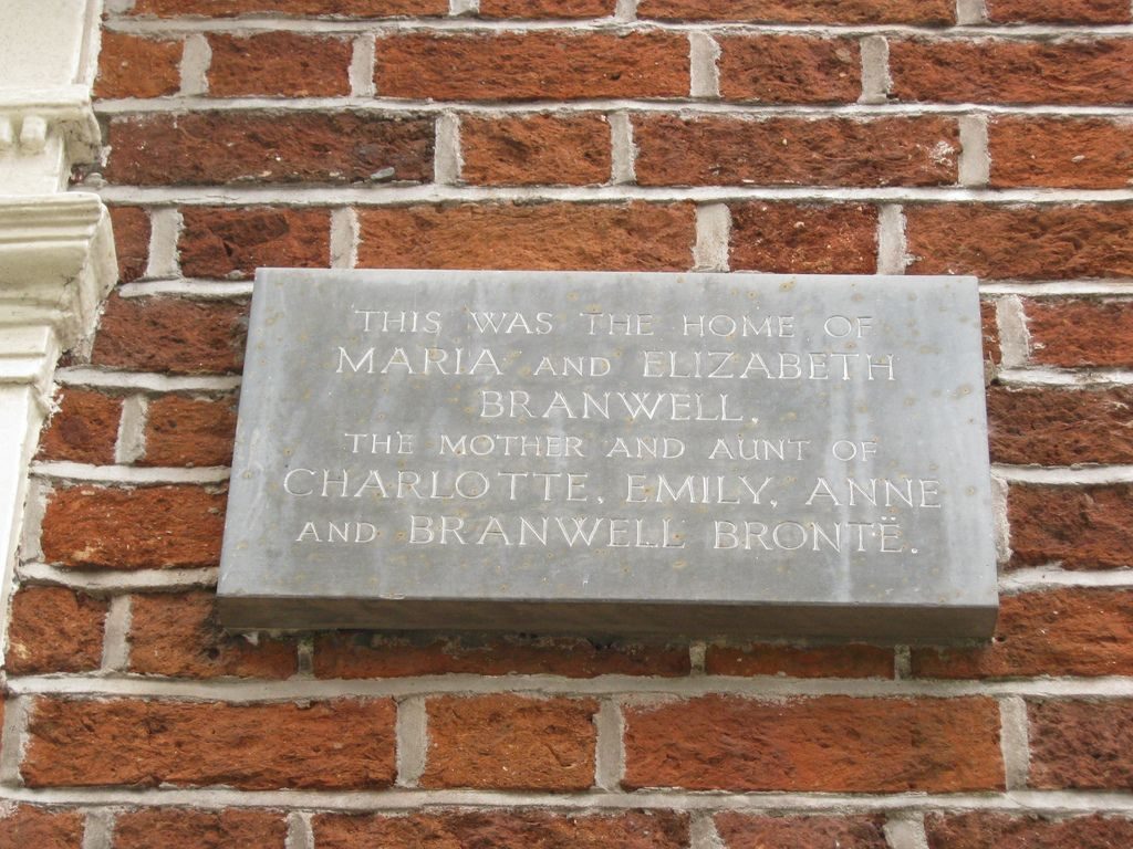 A tribute to Maria Bronte and Aunt Branwell by their family home in Penzance