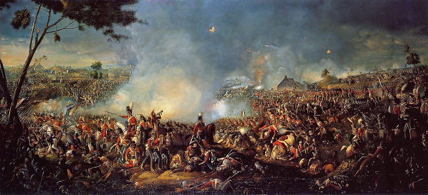 The Battle of Waterloo by William Sadler