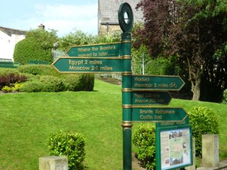 Bronte signpost Thornton