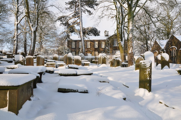 Haworth Parsonage snow