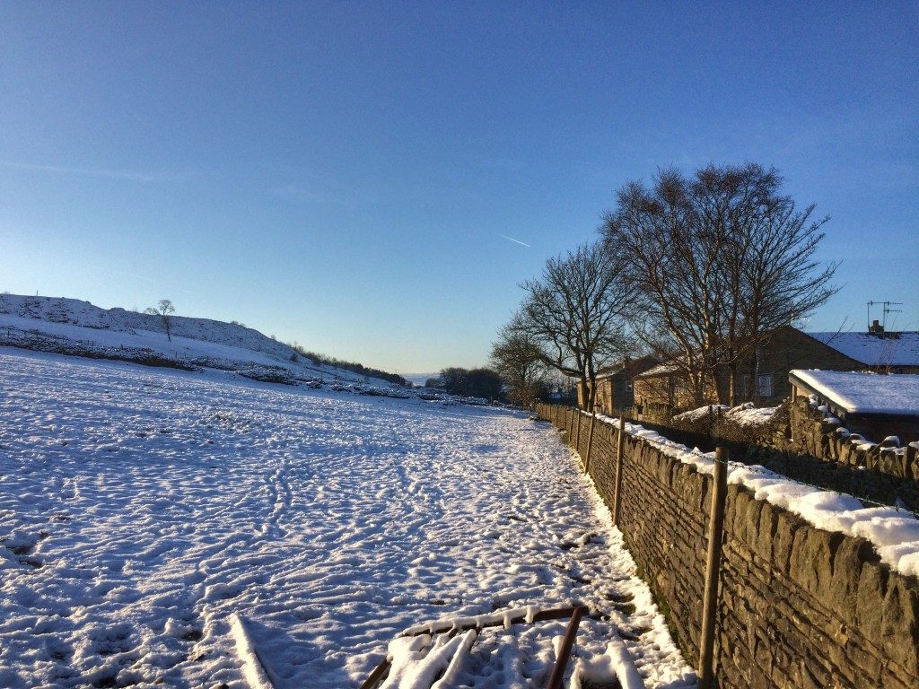 Haworth moors snow