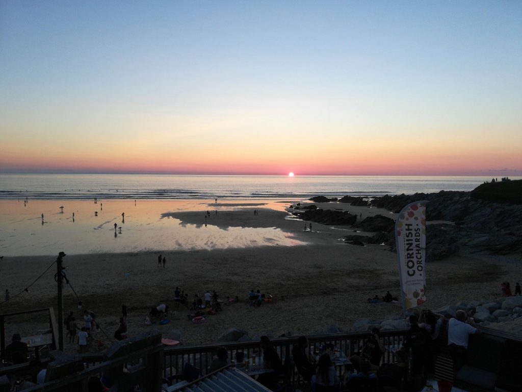 Fistral sunset