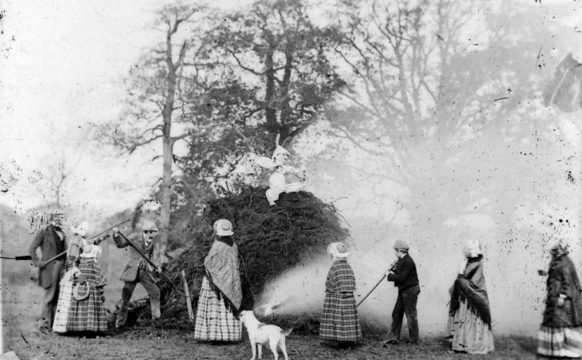 Victorian bonfire