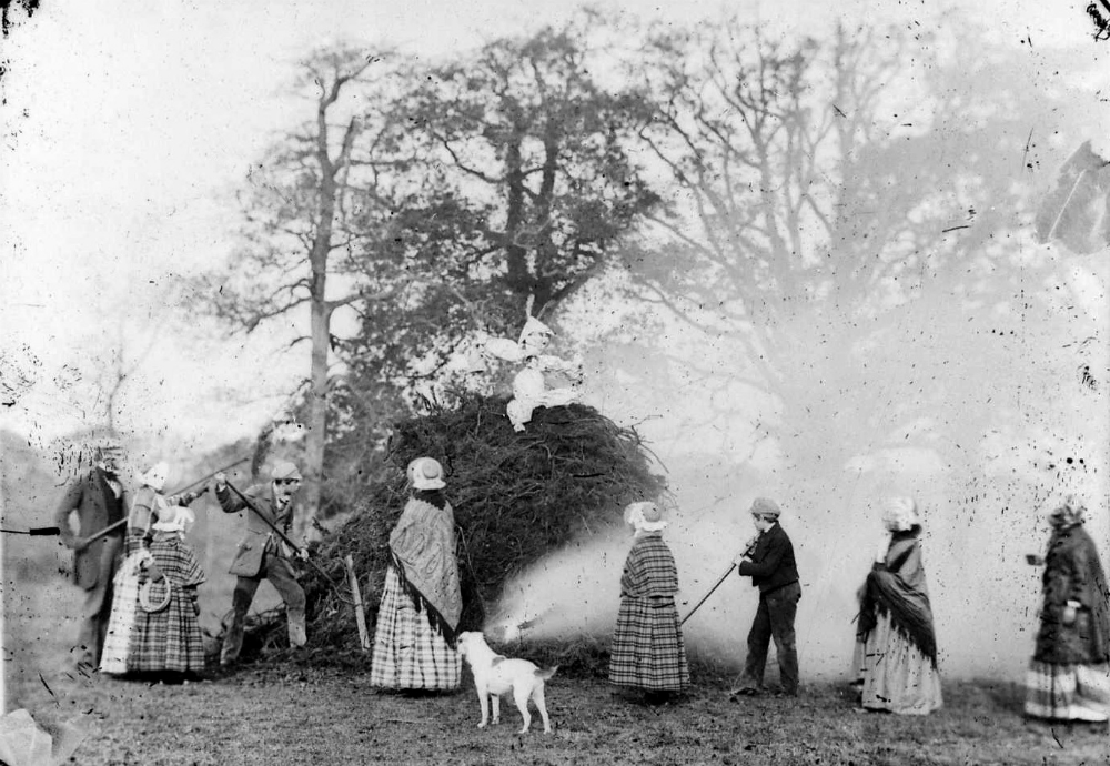 Victorian bonfire