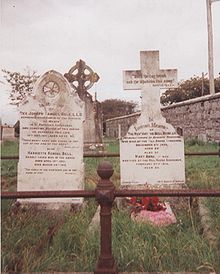 Arthur Bell Nicholls' gravestone