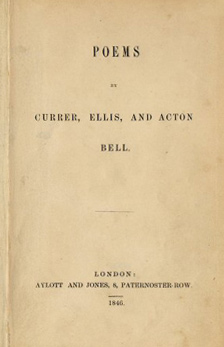 Poems by Currer, Ellis and Acton Bell