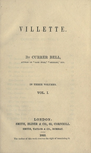 Villette frontispiece