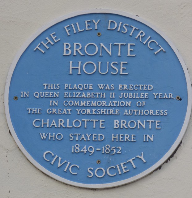 Filey Bronte plaque