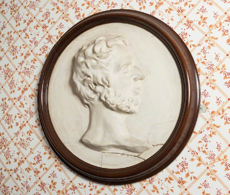 Branwell Bronte medallion by Joseph Leyland