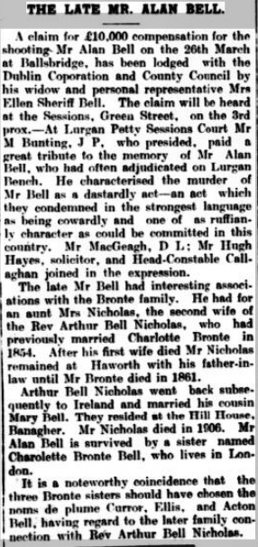 The Late Mr Alan Bell Leinster Reporter 17041920