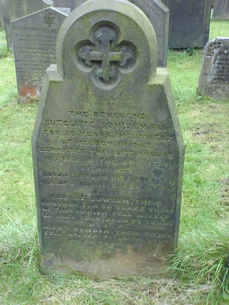Sutcliffe Sowden grave