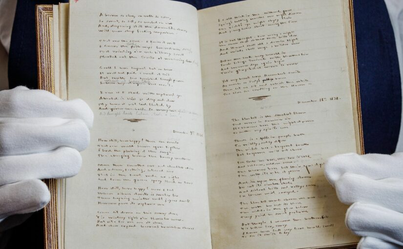 Emily Bronte's poetry manuscript